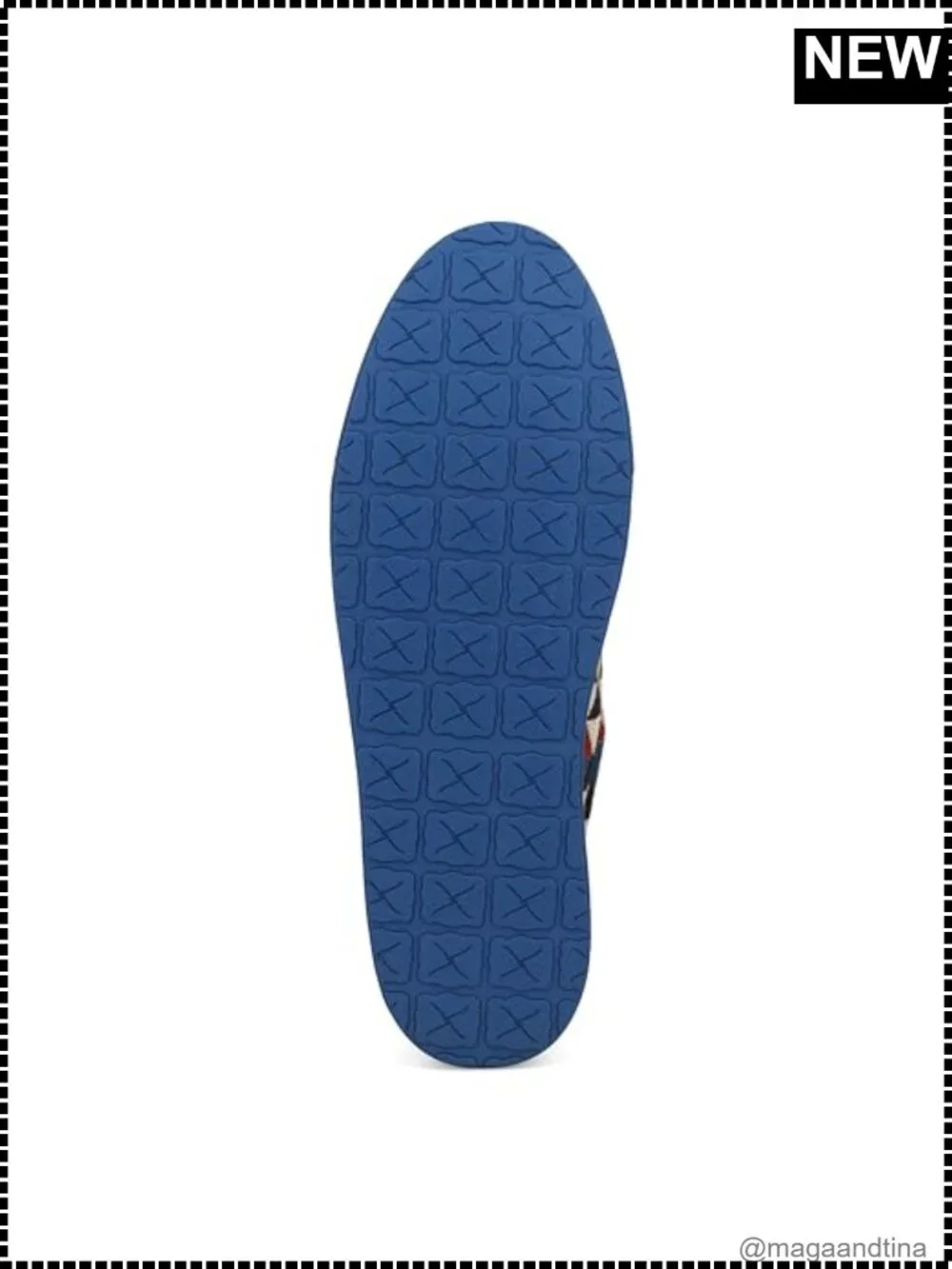 Men's Hooey Loper Moc Toe Slip-On Sneaker Textile Casual Shoe